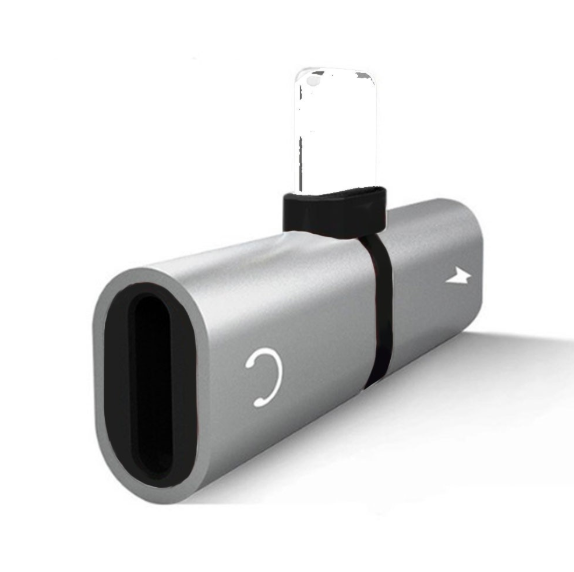 Dual lightning audio & charger adapter