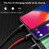 Baseus 3 in 1 USB cable with Micro / Type-C / Lighting connector