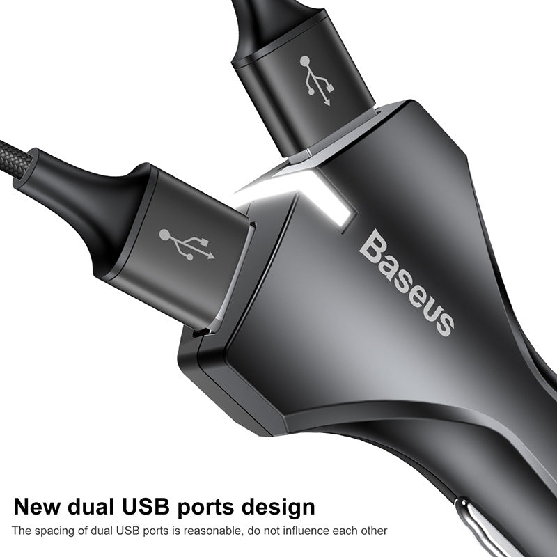Baseus Quick Charge 3.0 Dual USB Car Charger